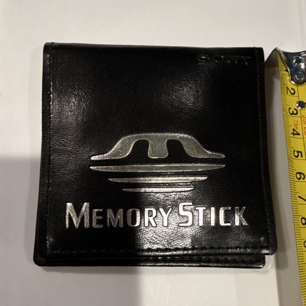 Sony Memory Stick Leather Wallet Case for 3 Cards Universal Compatible Wallets