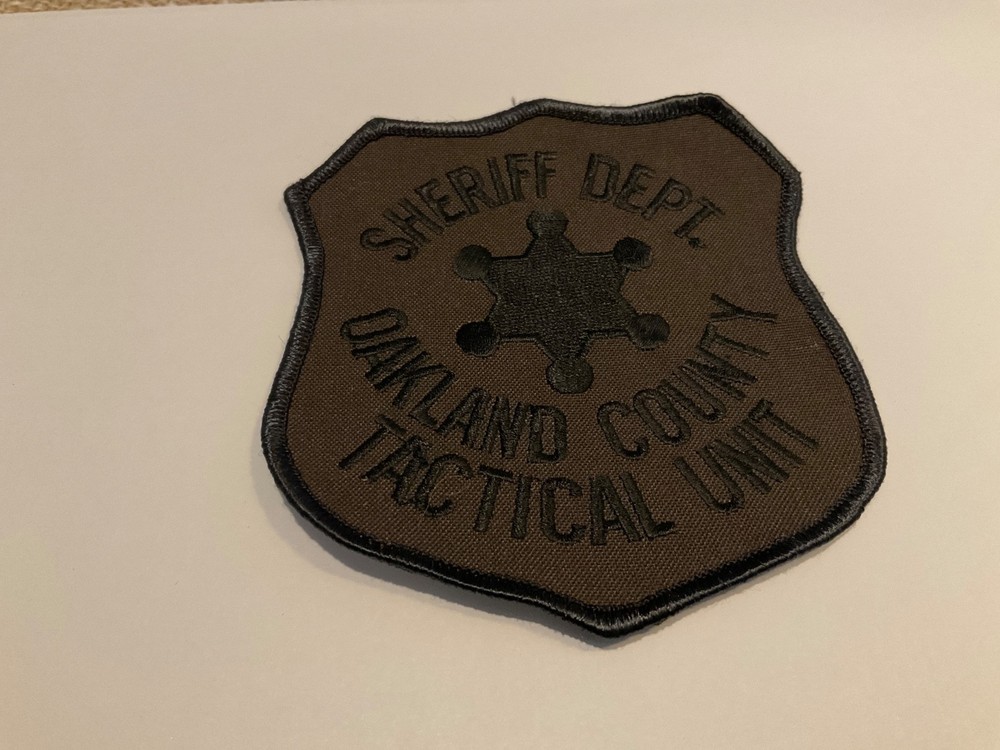 Older State Michigan MI Subdued SWAT SRT patch