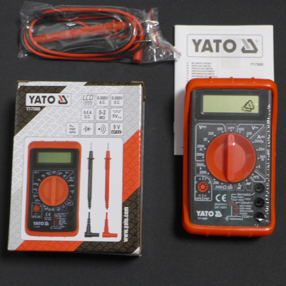Yato Universal Multimeter Digital Buzer YT-73080
