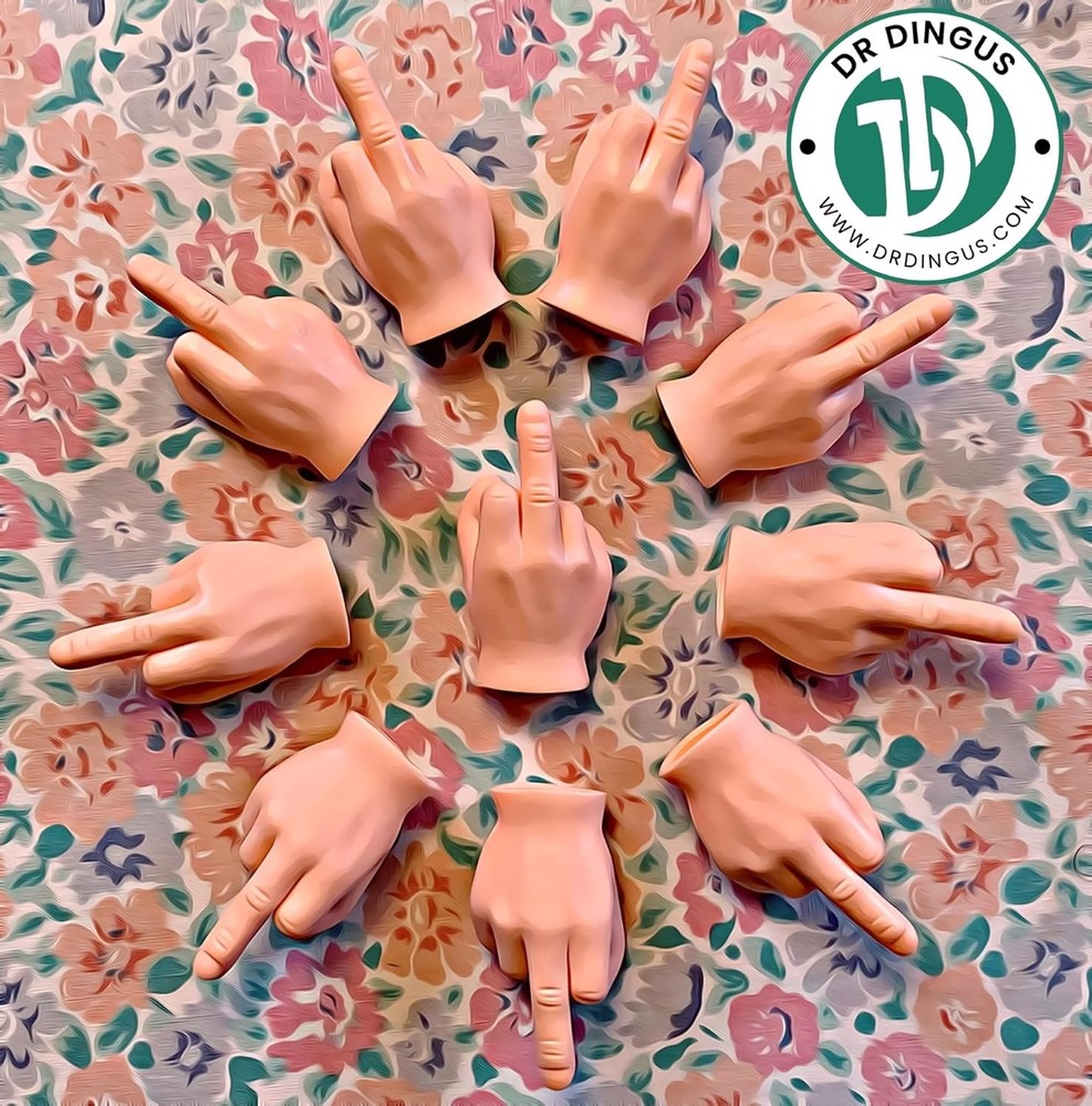 Fun and Realistic Finger Hands Set - 10 Tiny Puppets for Endless Laughter