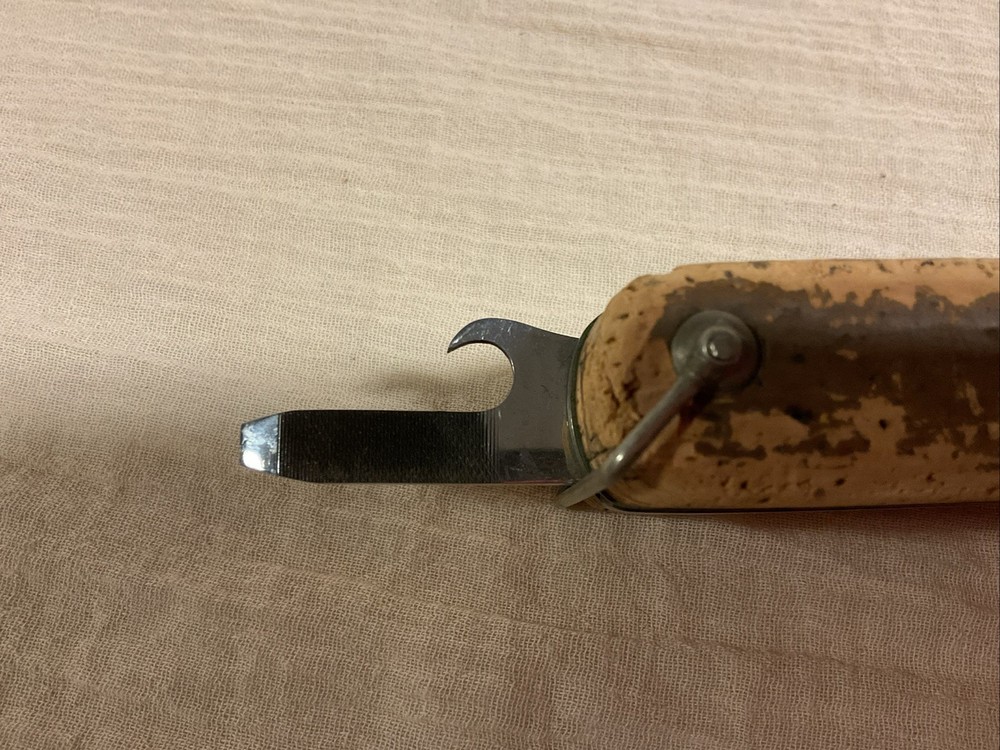 Vintage Single Blade Teja-Rosa Cork Handled Knife