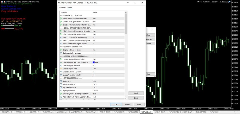 🔥 MS BOT Pro License 📉 MT5 Expert Advisor 🚀 1 Month License 🎯