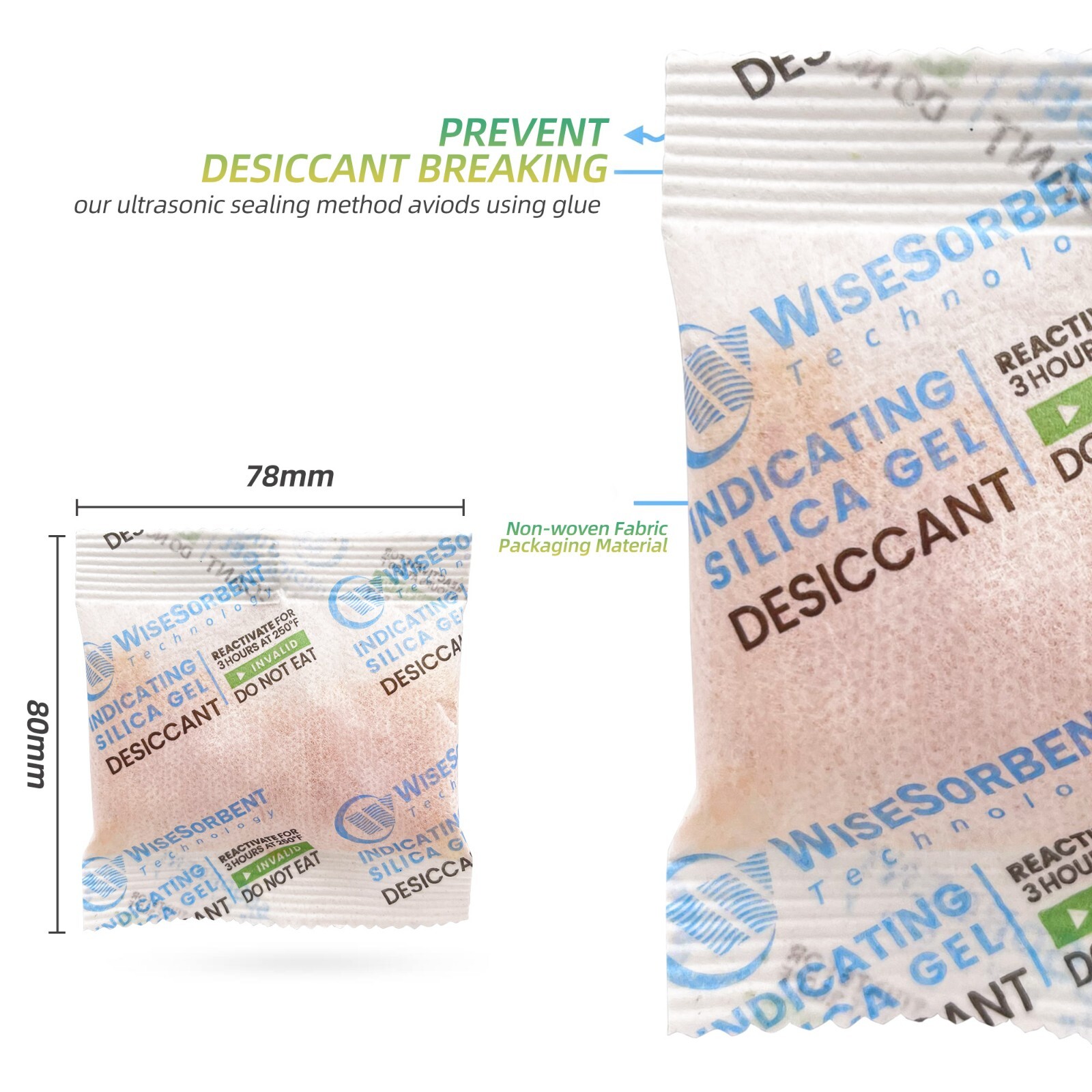 30Pcs 20g Silica Gel Packets, Desiccant Packs, Moisture Absorbers for Storage