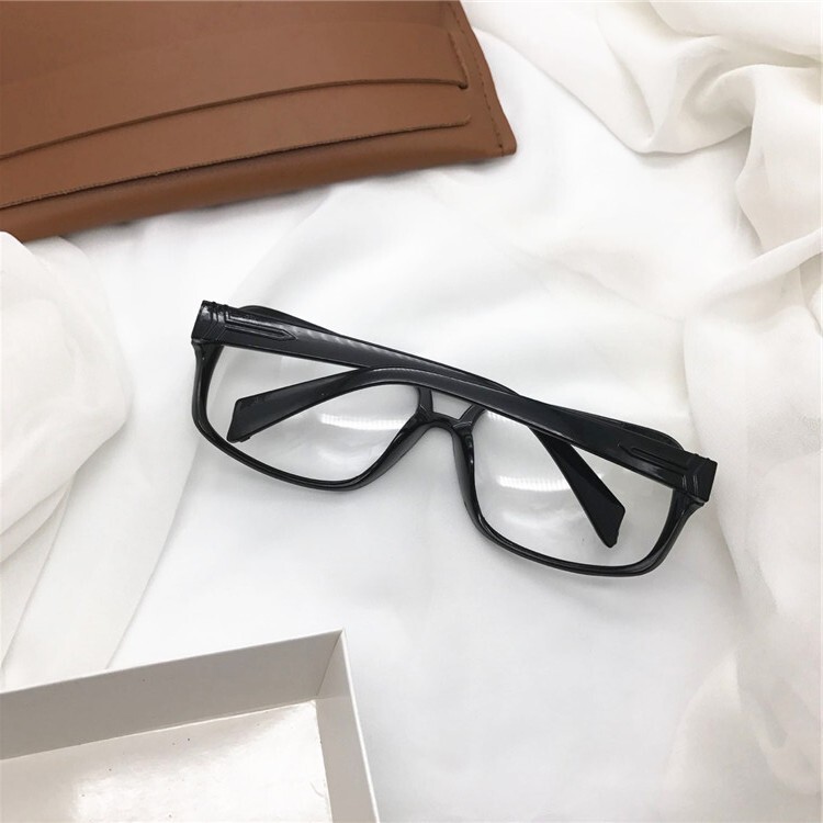 Stylish double beam black frame driver driving glasses