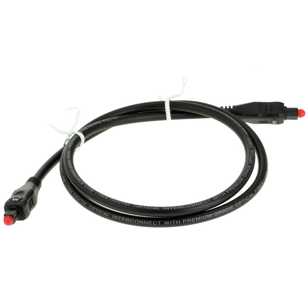 Toslink Cable (6 Feet) - Optical Digital Audio Cable