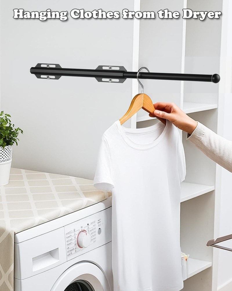 Rod Closet Pull Out 12" Adjustable extending closet rod Standard