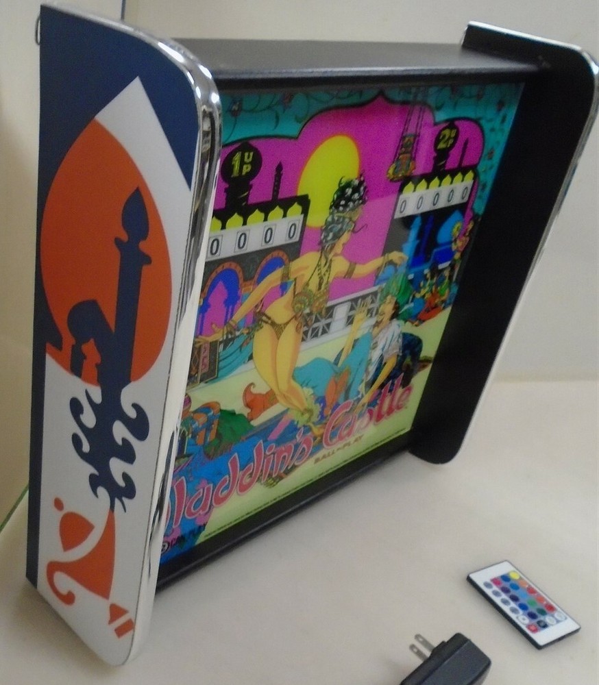 Bally Aladdin's Castle Pinball Head LED Display light box