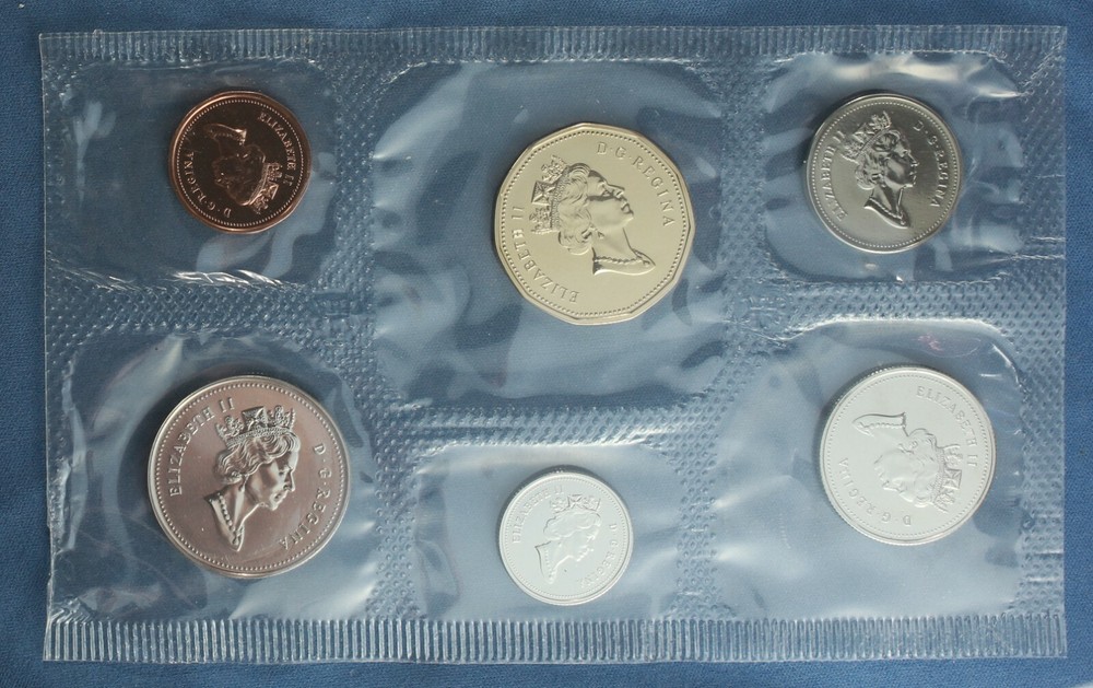 Canada 1990 Uncirculated Mint Set - With Envelope and COA