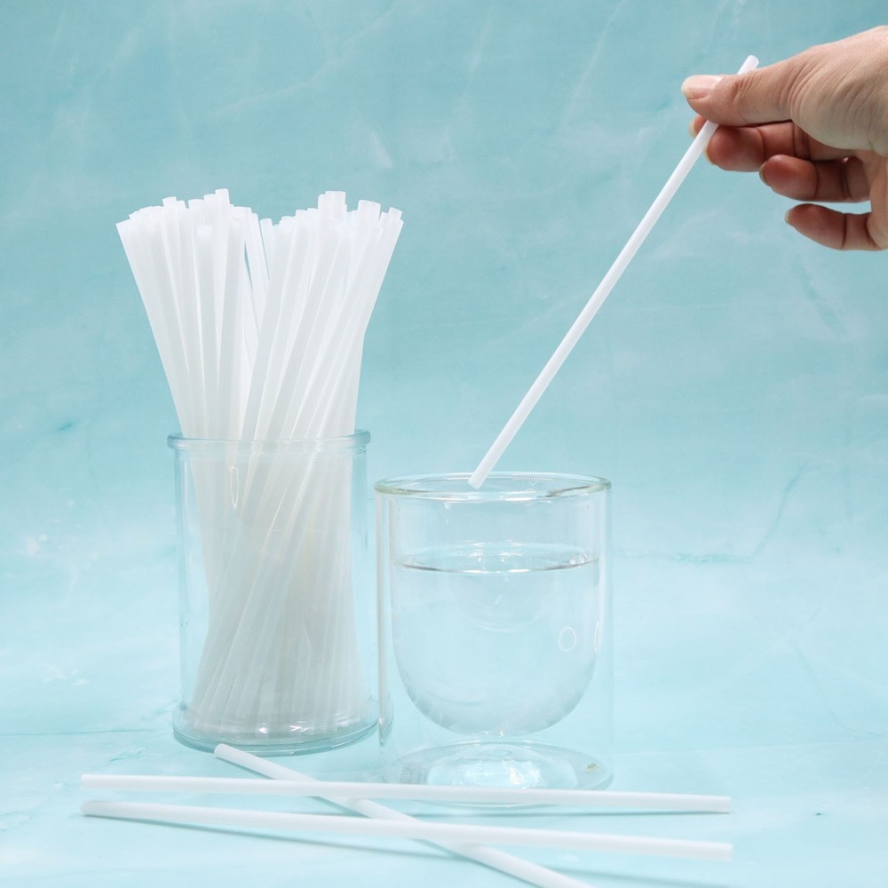 80 PLA Straws - 100% Compostable in Under Three Months