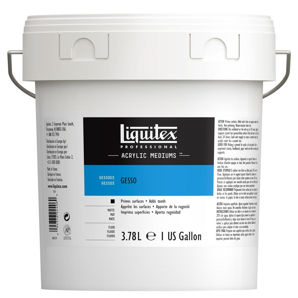 Liquitex Acrylic Gesso White Gallon