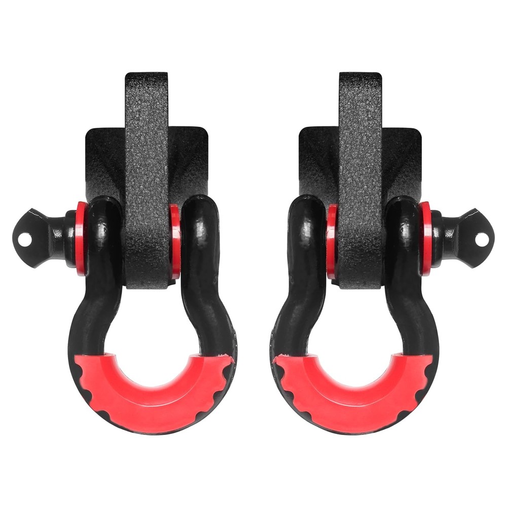 Front Tow Hook Mount Bracket D-Ring for 2009-2023 Ford F150