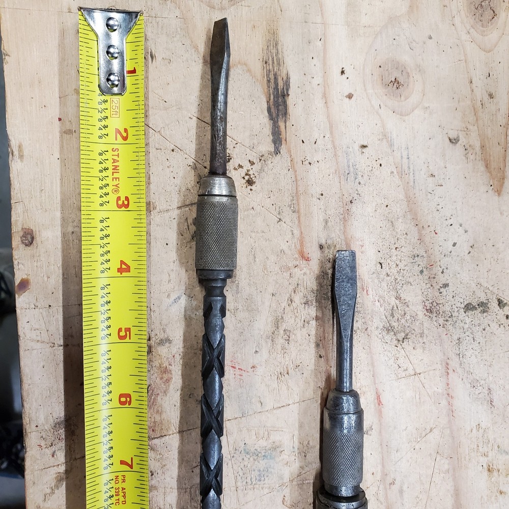 2 nice Stanley yankee screwdrivers #30 & unmarked with bits