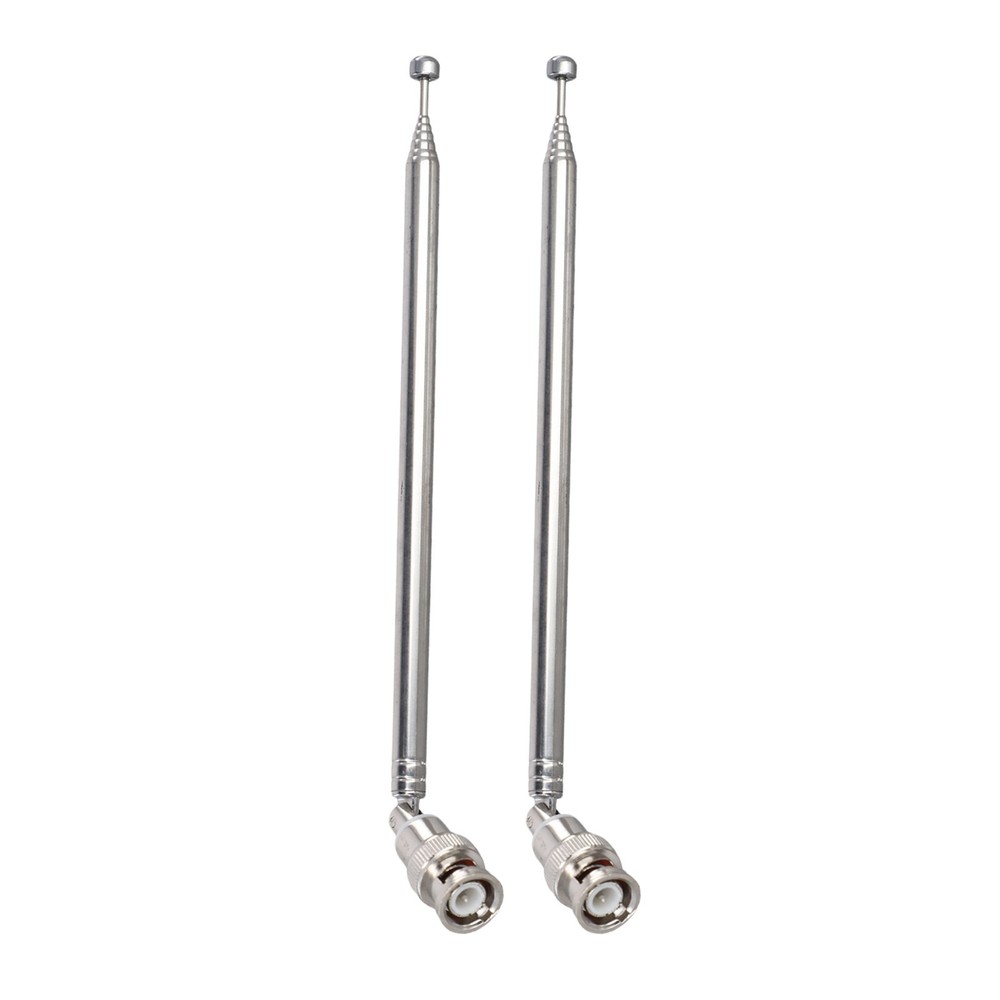 Exceptional Telescopic BNC Antenna 7 Sections AM FM UHF VHF Compatibility