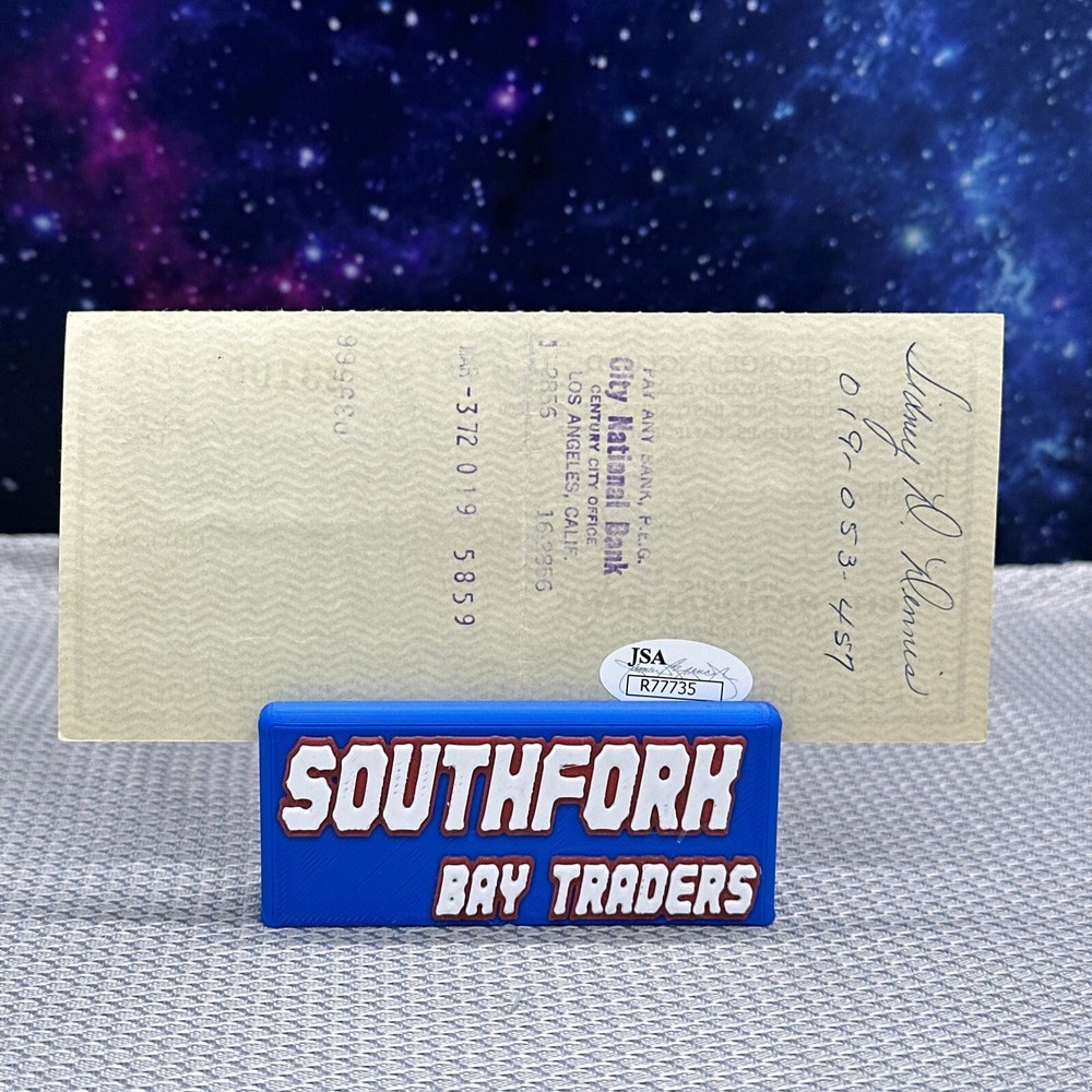 Director GEORGE H. ENGLUND Signed Personal Check JSA Certified