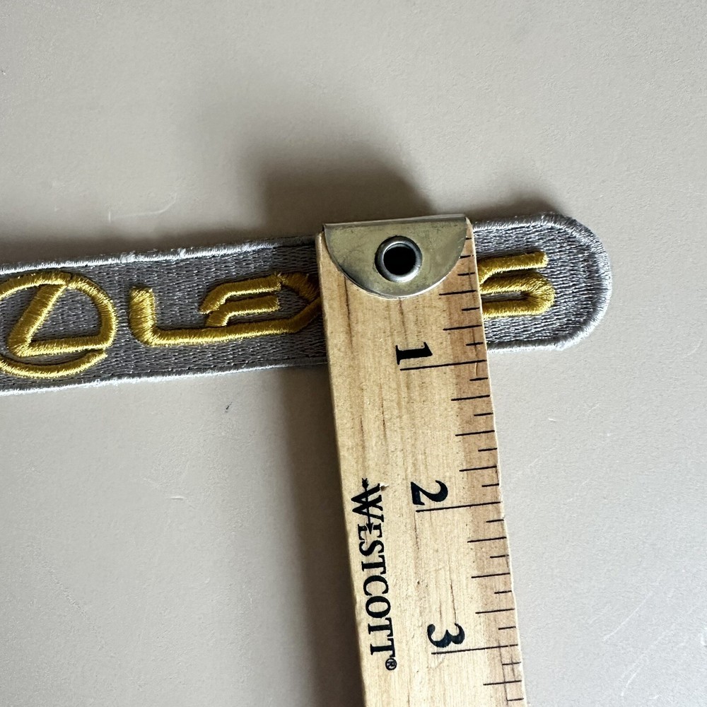 Lexus Patch Embroidered 5” Gray Gold