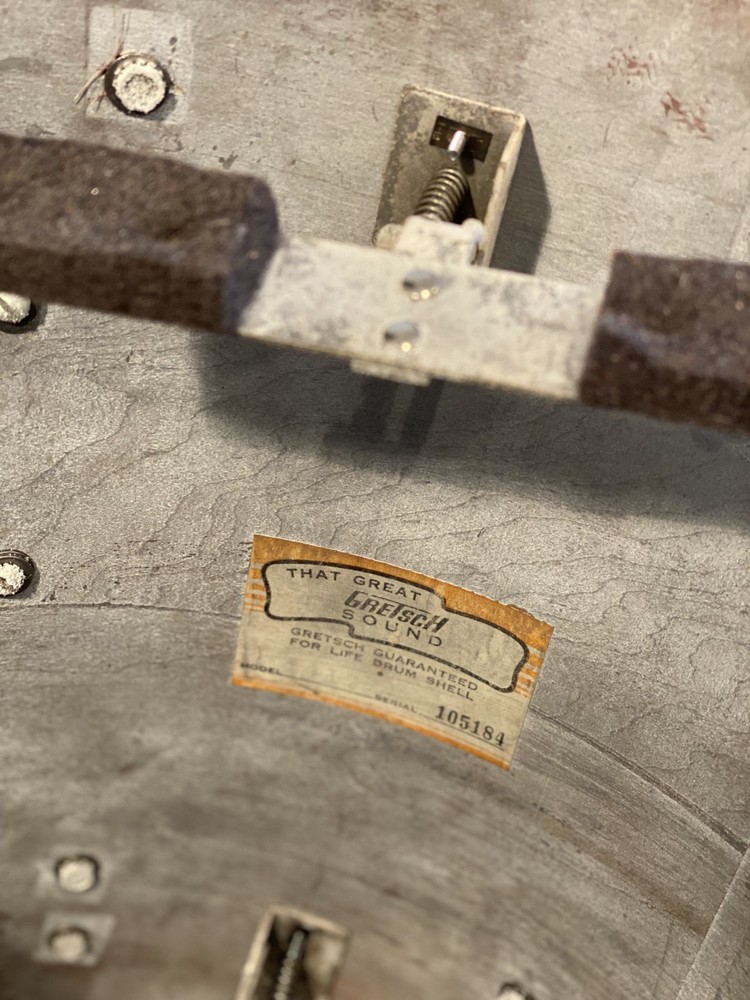60's Gretsch “bop kit” Round Badge