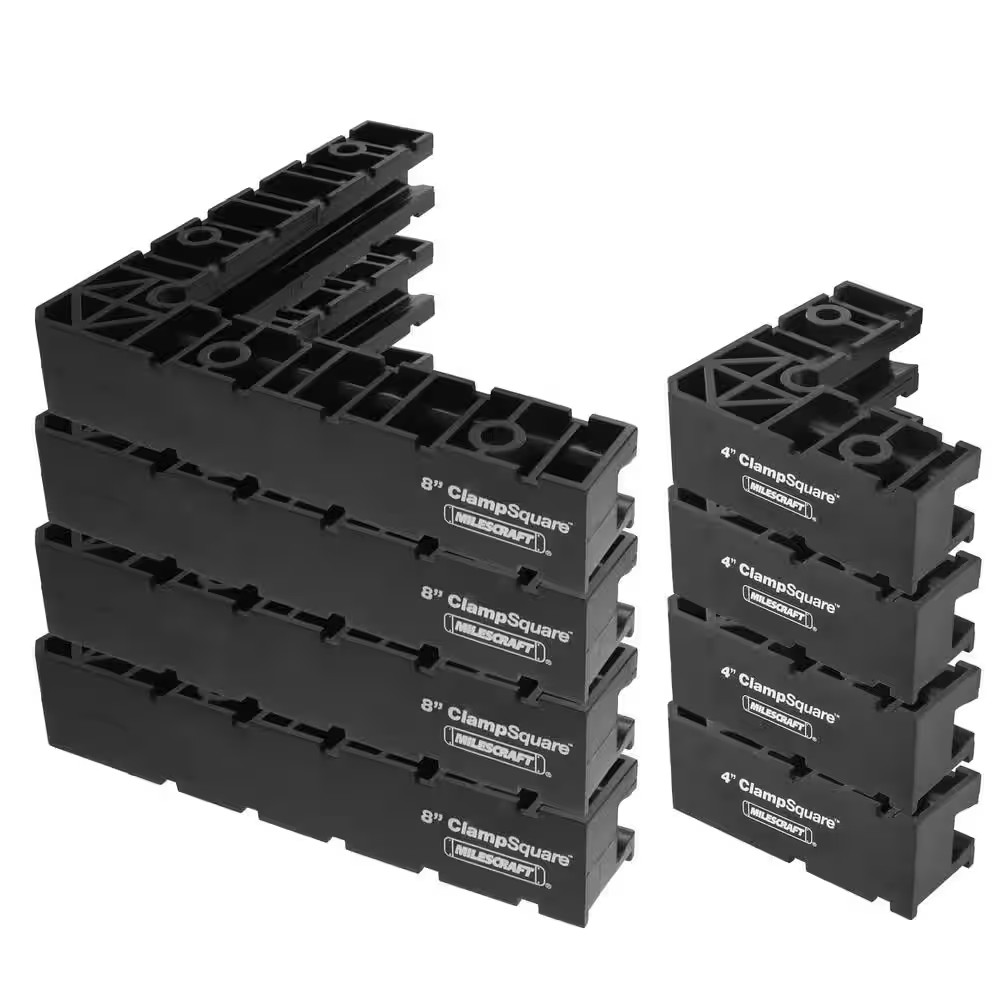 8 In. and 4 In. Squares Corner Square Kit - 90-Degree Right Angle Corner Assembl