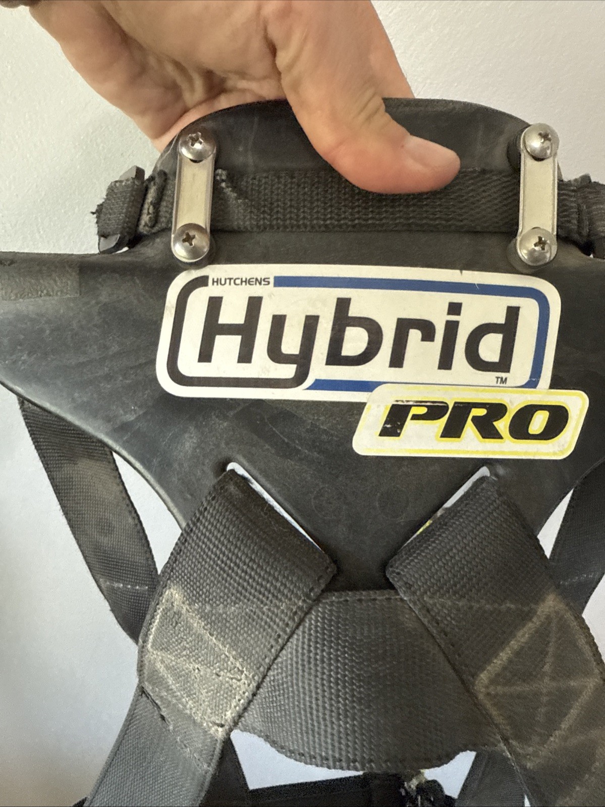 Hutchens Racing Hybrid Pro Head Restraint M Medium Quick Release Tether SFI 38.1