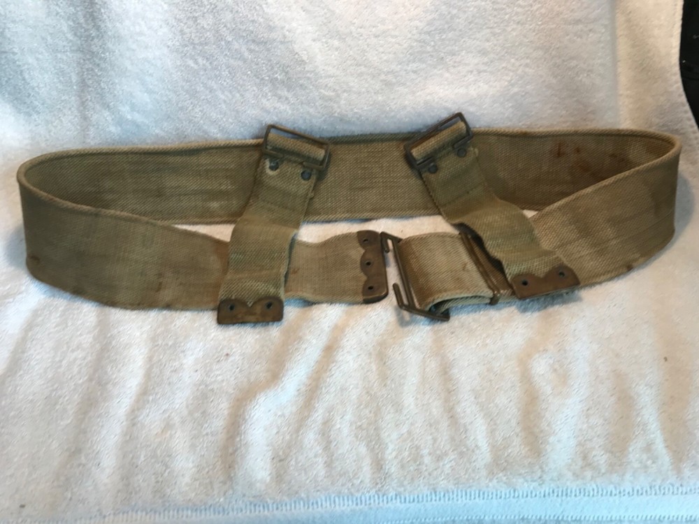 WW1 British Army P-08 Web Combat Belt