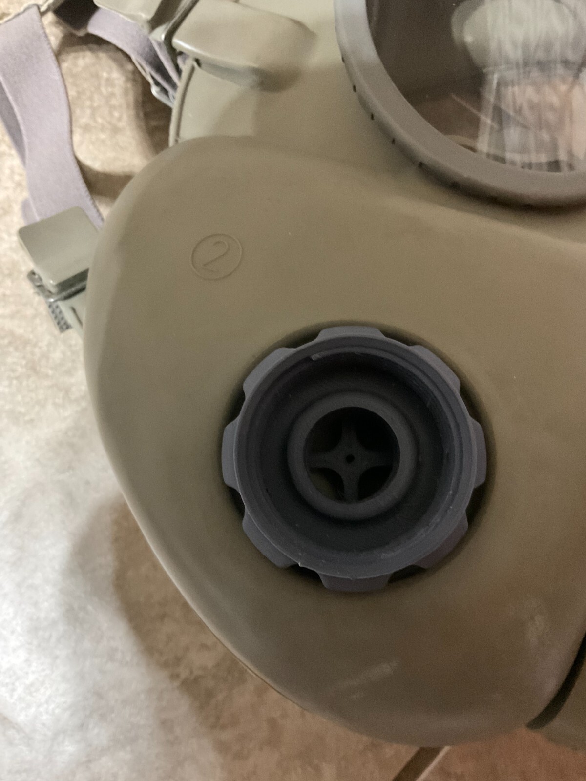 40mm NATO Adapter for M10M M10 M17 Cheek Filter Gas Masks