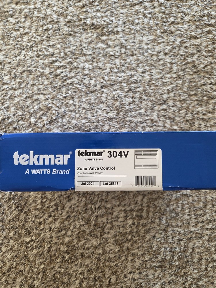 TEKMAR 304V ZONE CONTROL VALVE - 4 ZONE CONTROL PANEL