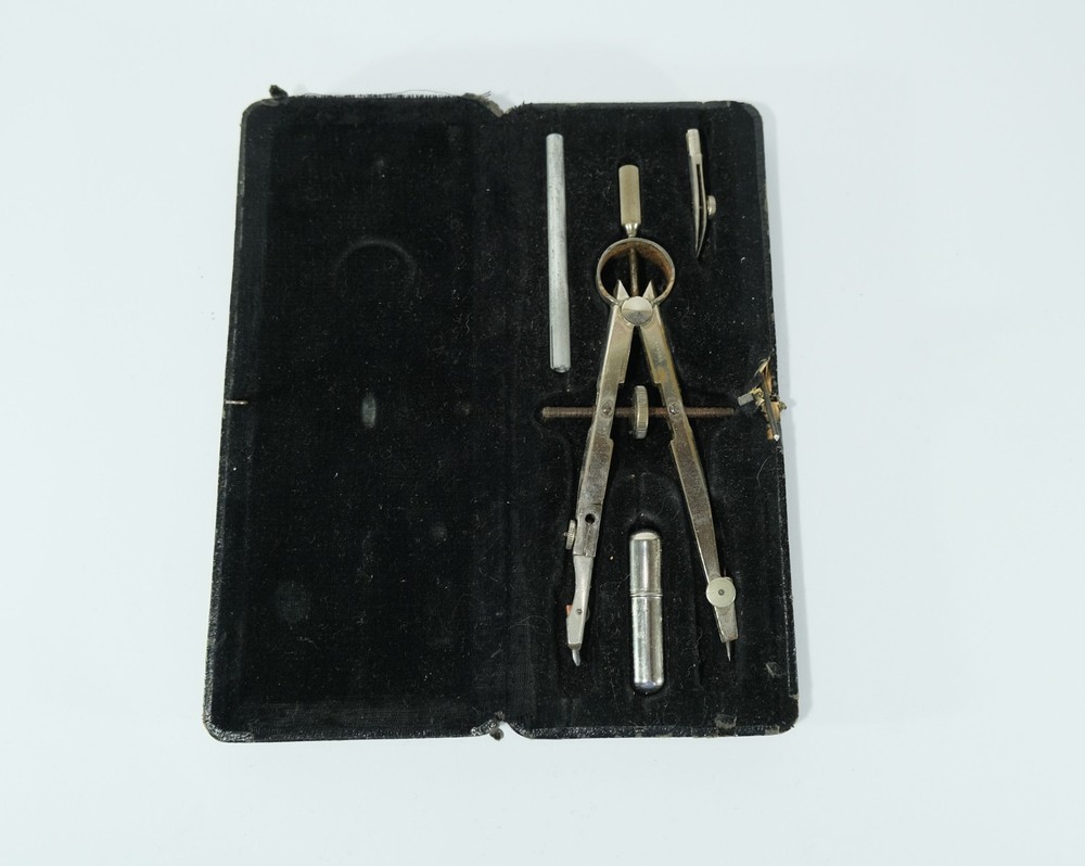 A.G Thorntons Engineering Draftsmans precision drawing set W Faber Rule German.
