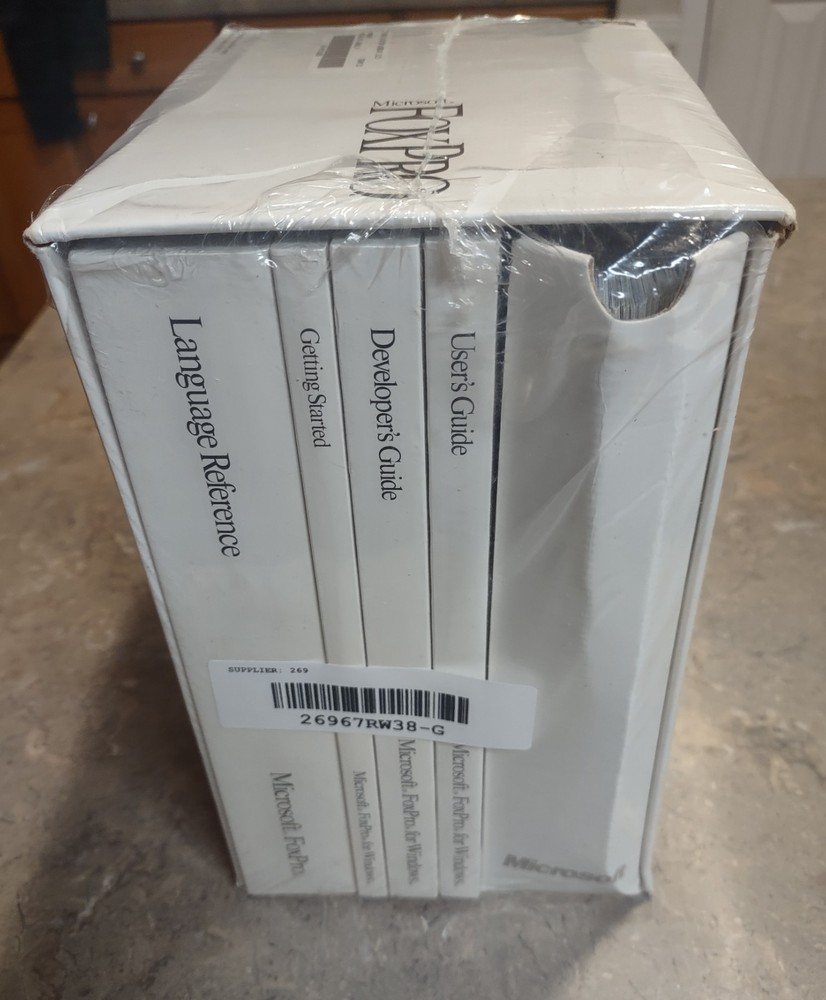 NOS Microsoft FoxPro v 2.5 for Windows (3.5) Relational Database Management Syst