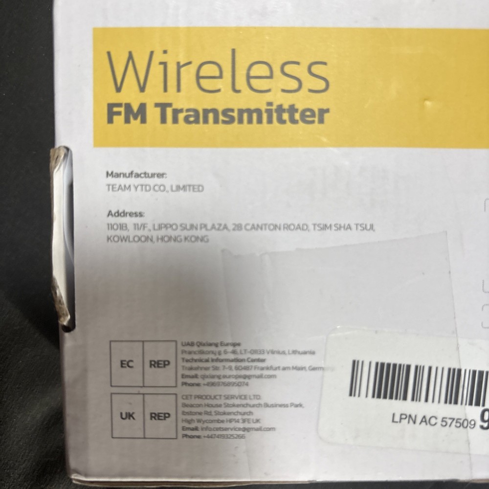 Nulaxy KM18 Wireless Car Bluetooth FM Transmitter Radio Adapter