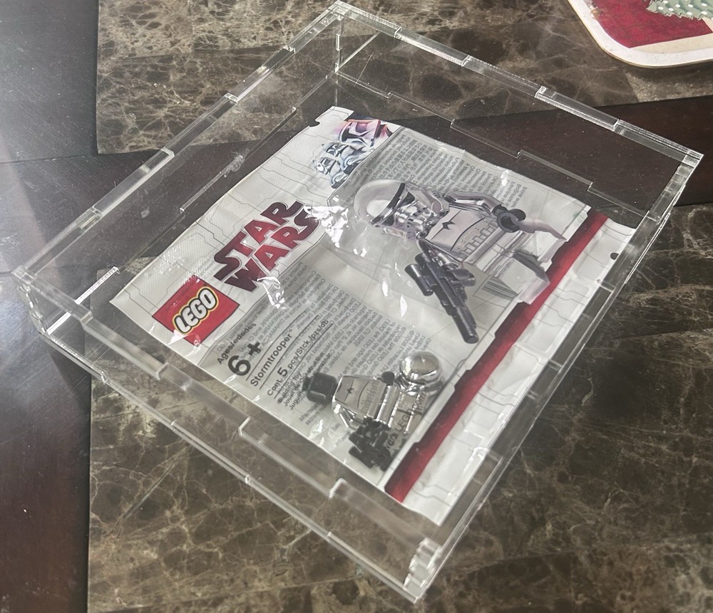 acrylic display case (Poly Bag Not Included)