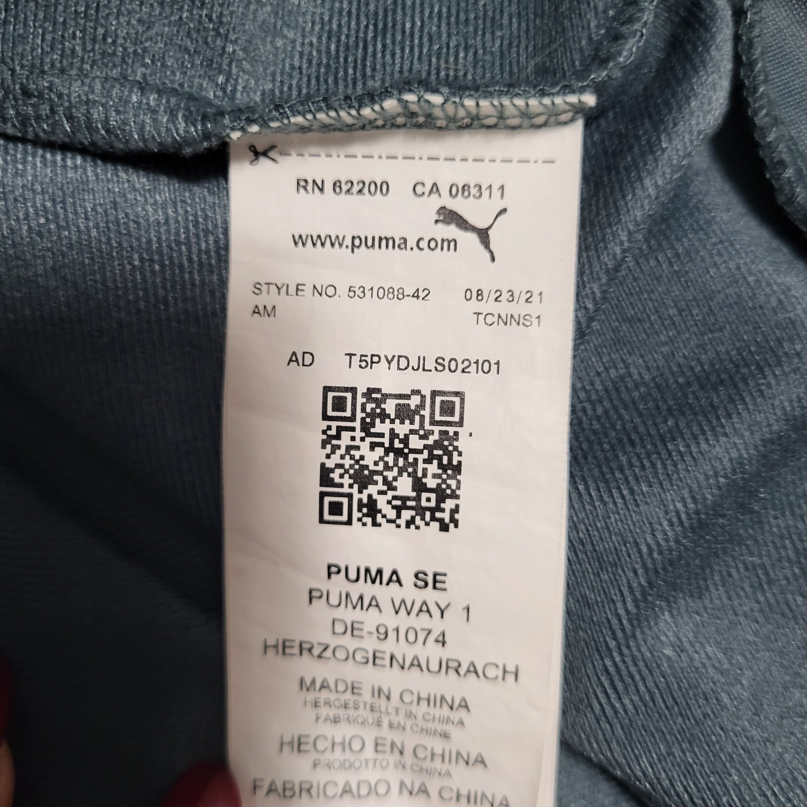 PUMA Colorblock Track Jacket Sweater Sport Retro Men's Full Zip Sz XXL