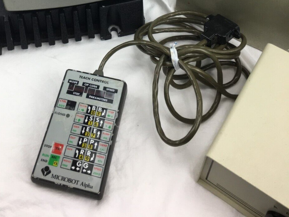 Umi-Microbot Alpha II Teach System Control 3Pc Lot UNTESTED ***NO ARM***