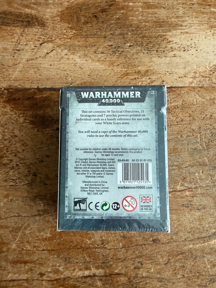 Codex Supplement White Scars - Warhammer 40K Sealed Cards 10