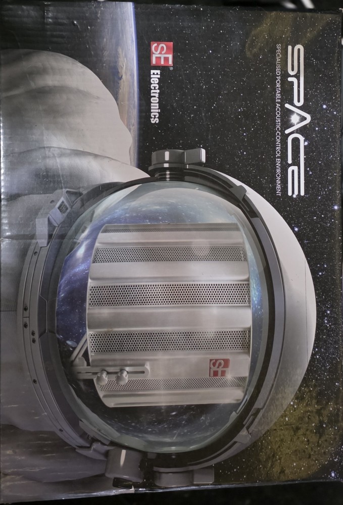 sE Electronics SPACE Microphone Shield Soundproofing Insulation With Pop Shield