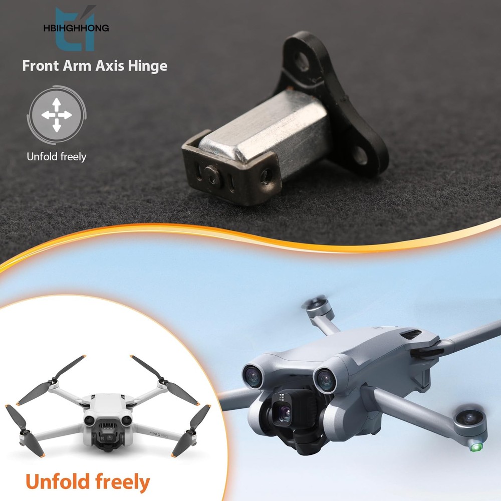 Front Arm Axis Replacement for DJI Mini 3 Pro/Mini 3 Front Arm Hinges Arm Shaft