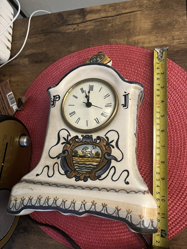 italian porcelain clock