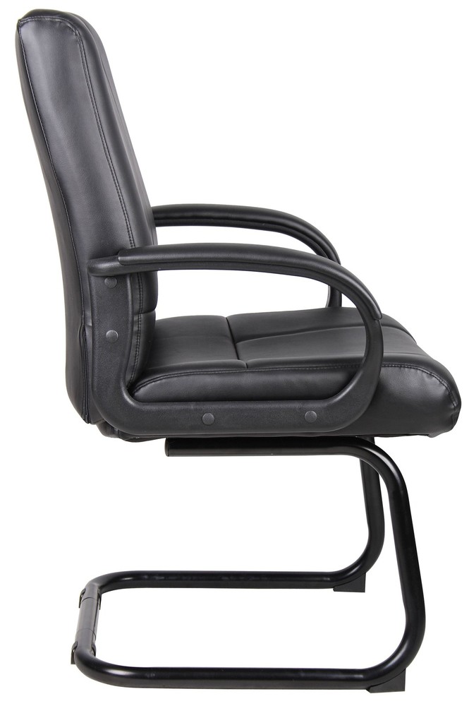 Boss CaressoftPlus Mid Back Guest Chair MODEL # B7909