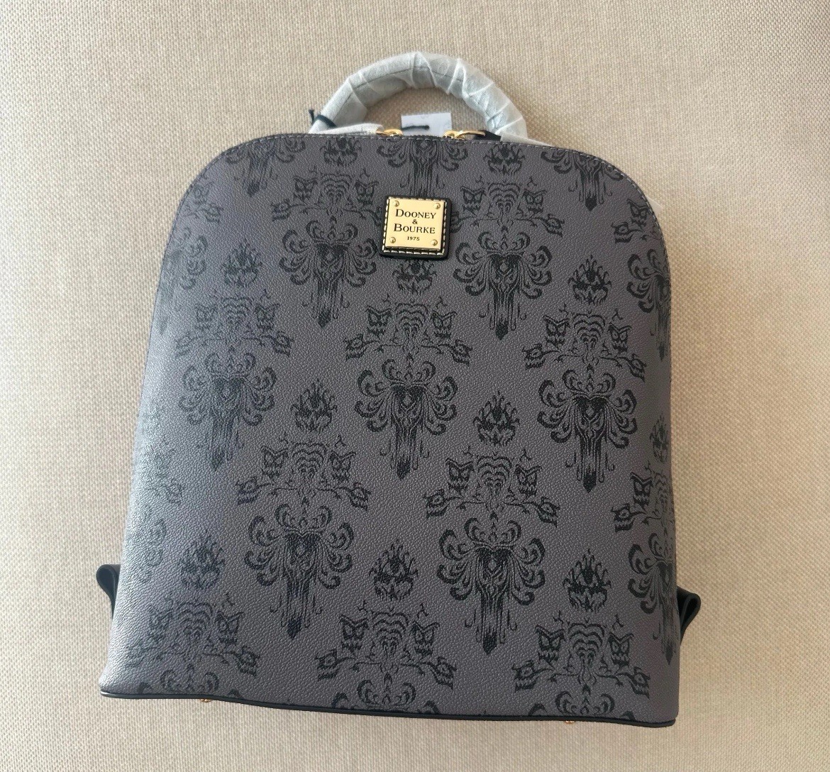 Disney Dooney & Bourke The Haunted Mansion Wallpaper Purse Backpack NEW W/ TAG