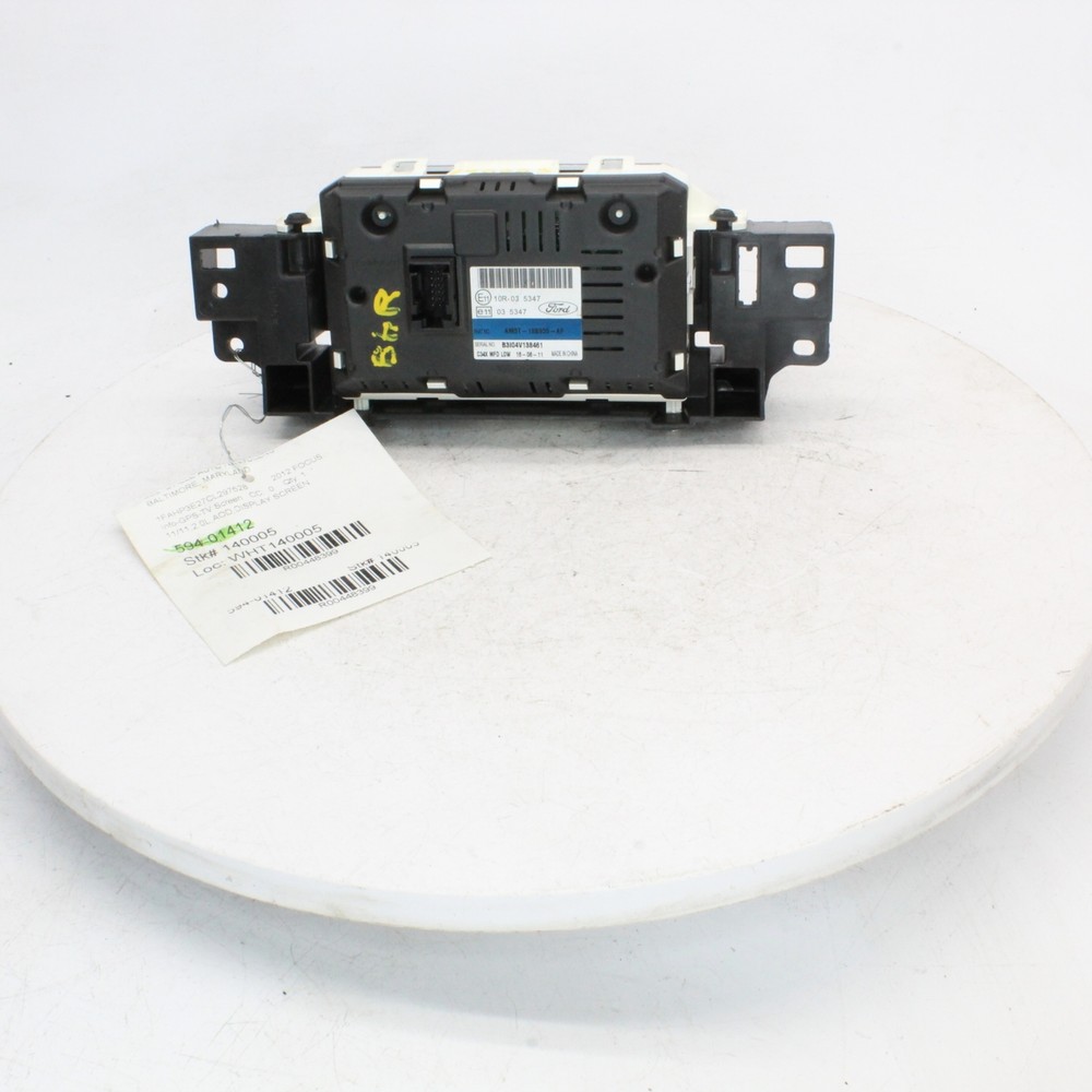 2012 Ford Focus Info GPS Screen Part Number - 594-01412