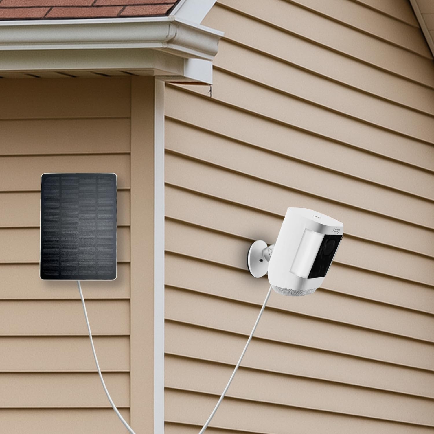 Solar Panel for Ring Camera, 3W Solar Panel Charger