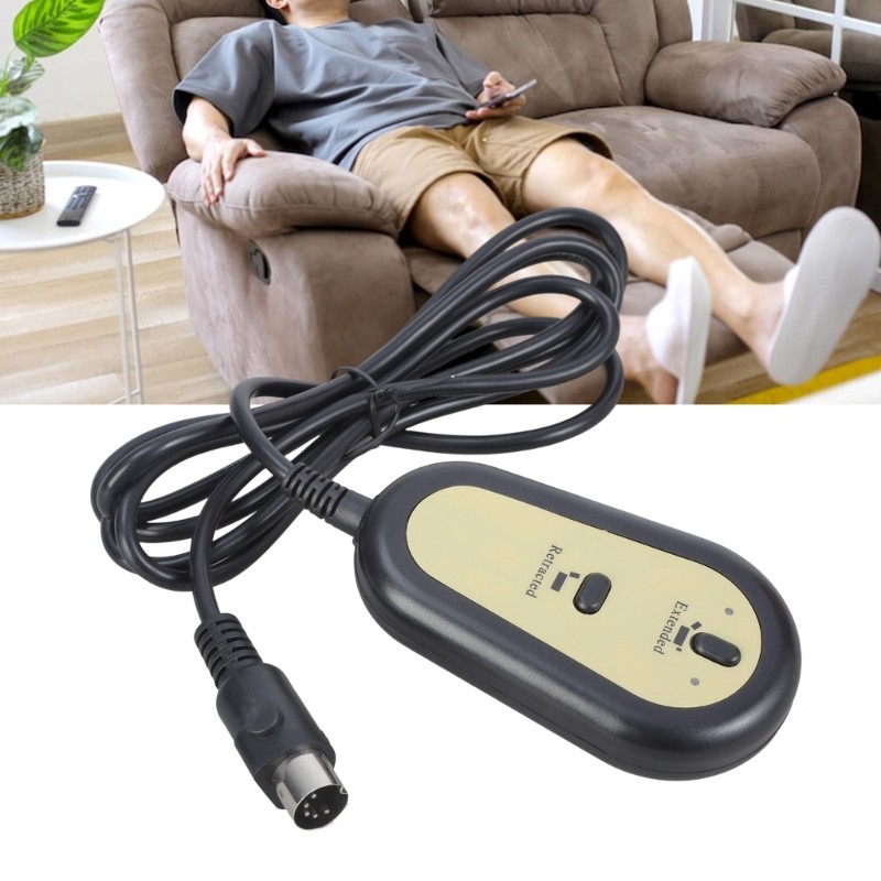 5Pin Electric Recliner Chair Sofa Hand Switcher Controller 2 Button Remote