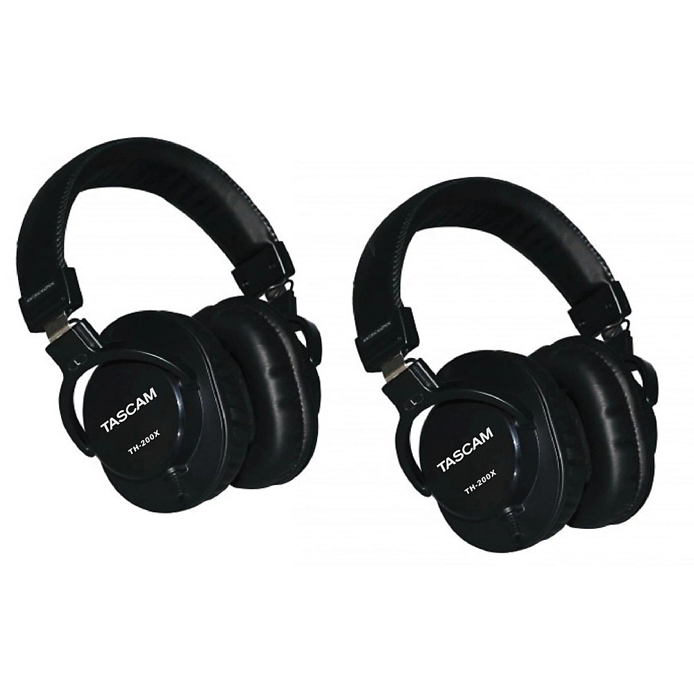 Tascam TH-200X Studio Headphones (2-Pack)