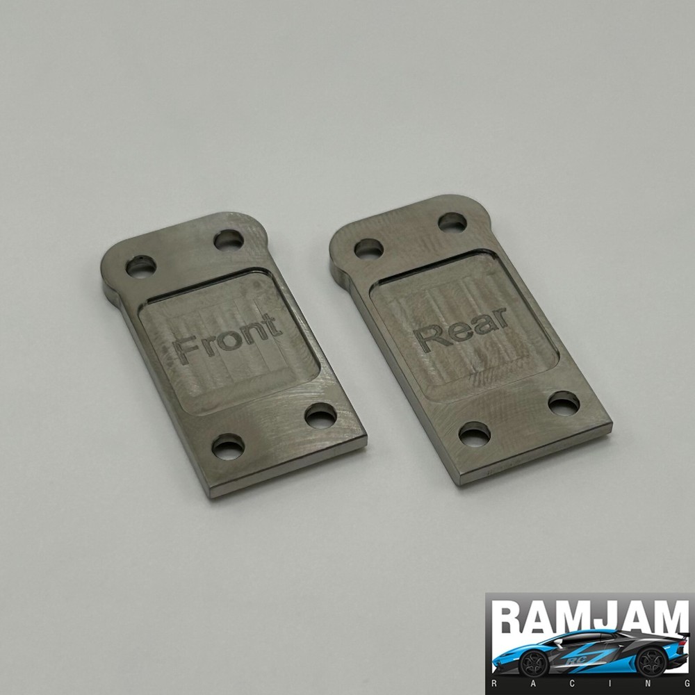 Arrma Grom Titanium Skid Plate Set