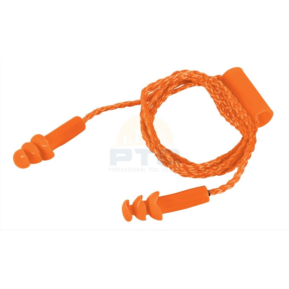 Truper TA-3B Triple Barrier Reusable Earplug with Cord