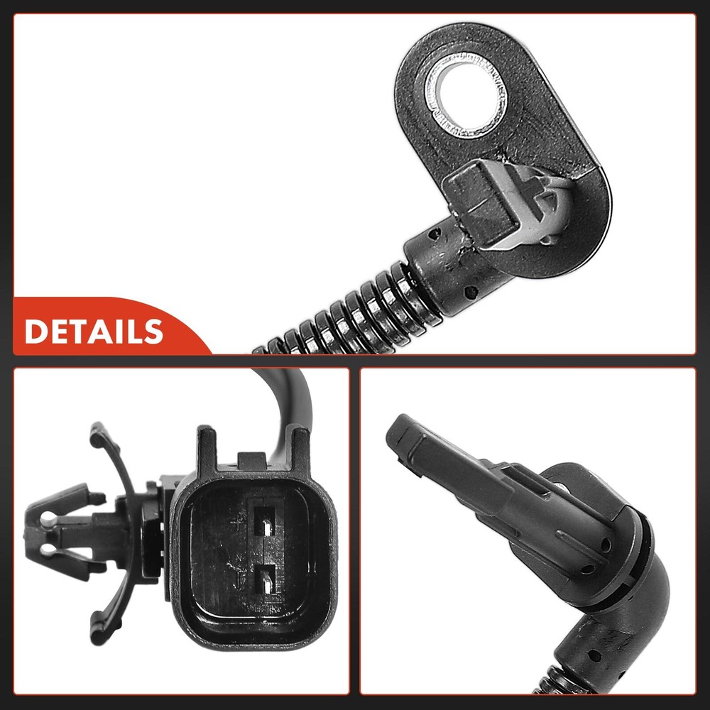 2x Front Driver & Passenger Side ABS Wheel Speed Sensor for Chevy Volt 2016-2019