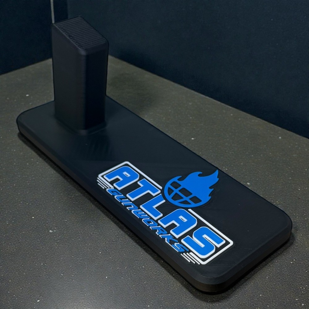 Atlas Gunworks Double Stack Pistol Display Stand Black