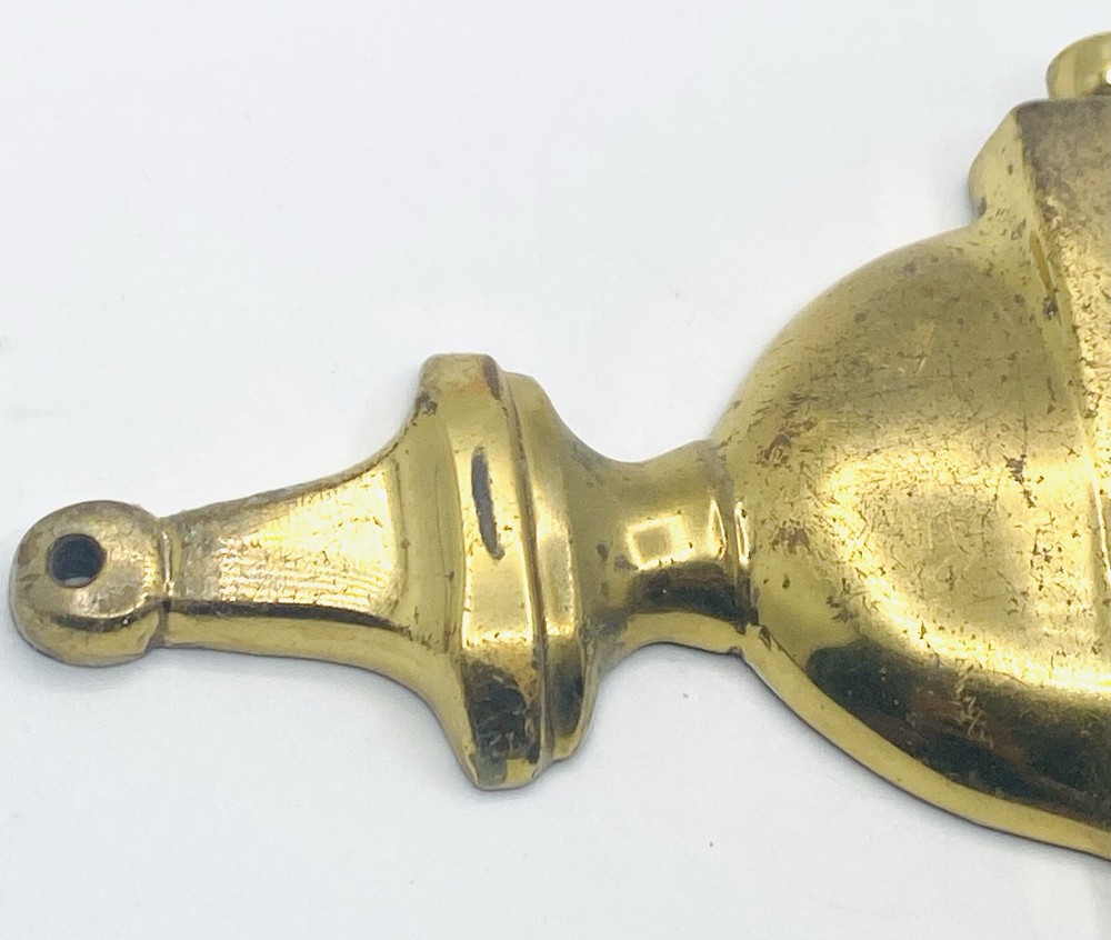 Vintage Victorian Style Solid Brass Drop Bail Door Knocker S1