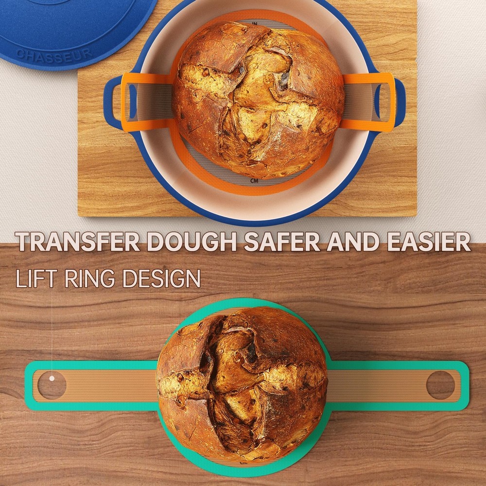 2 PCs Bread Sling - Specially Selected Platinum Silicone – Baking Mat for