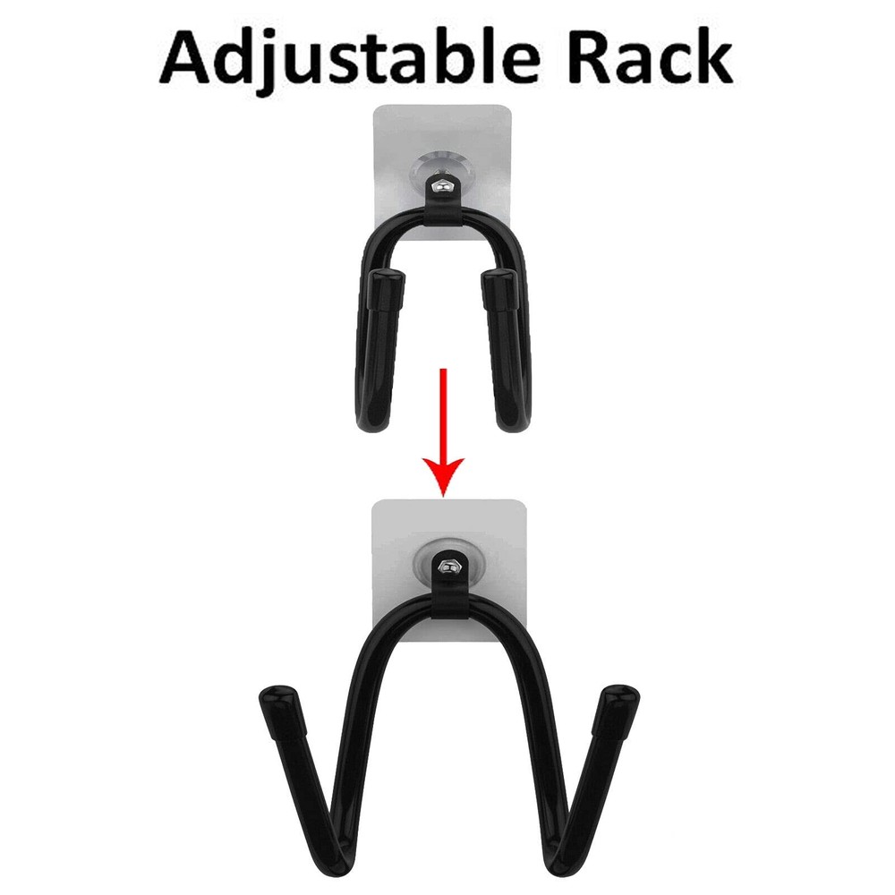 Universal Adhesive Game Controller Organizer Wall Mount and Clip for Black