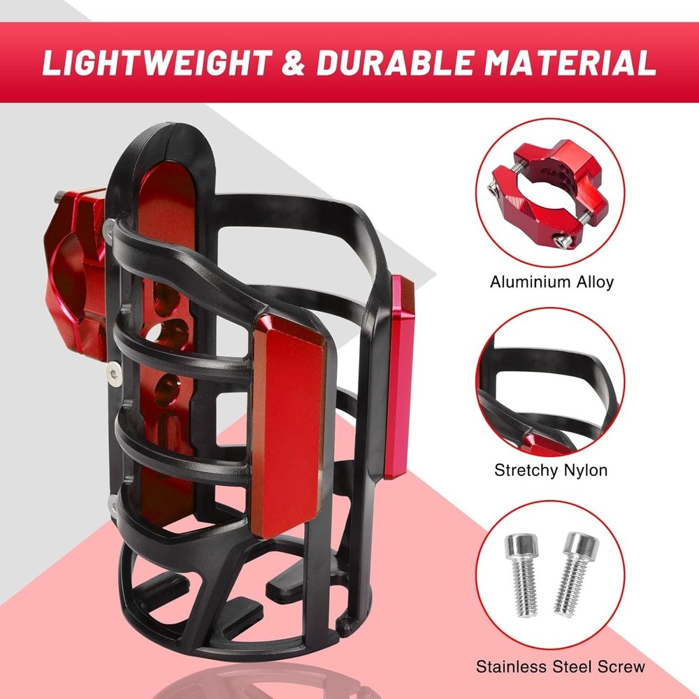 Adjustable Drink Holder for Motorcycle and Bicycle - Flexibility Meets Style