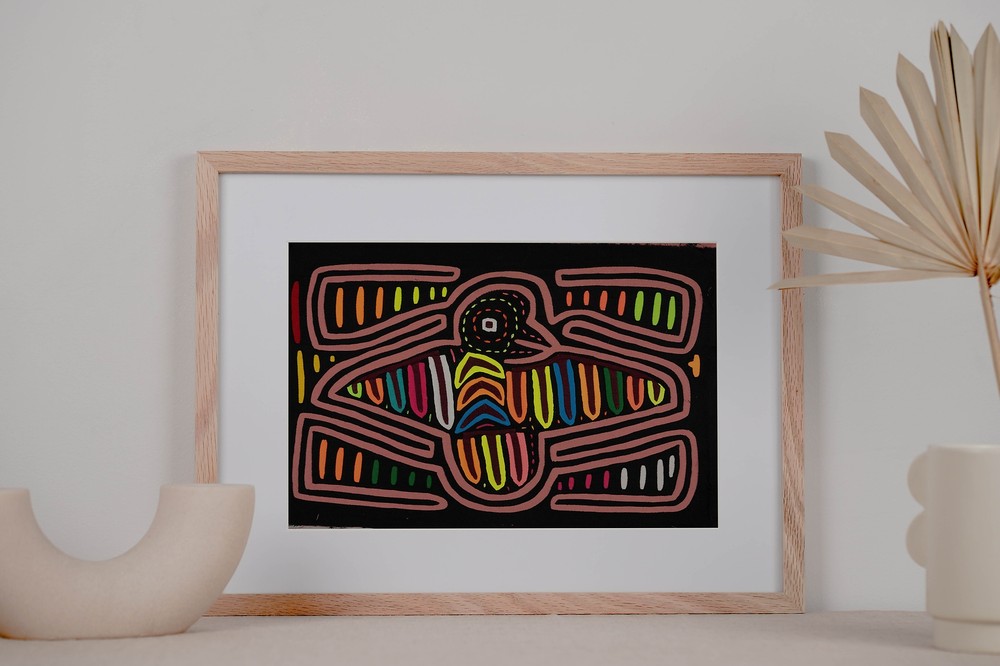 Black And Pink Thunderbird Mola